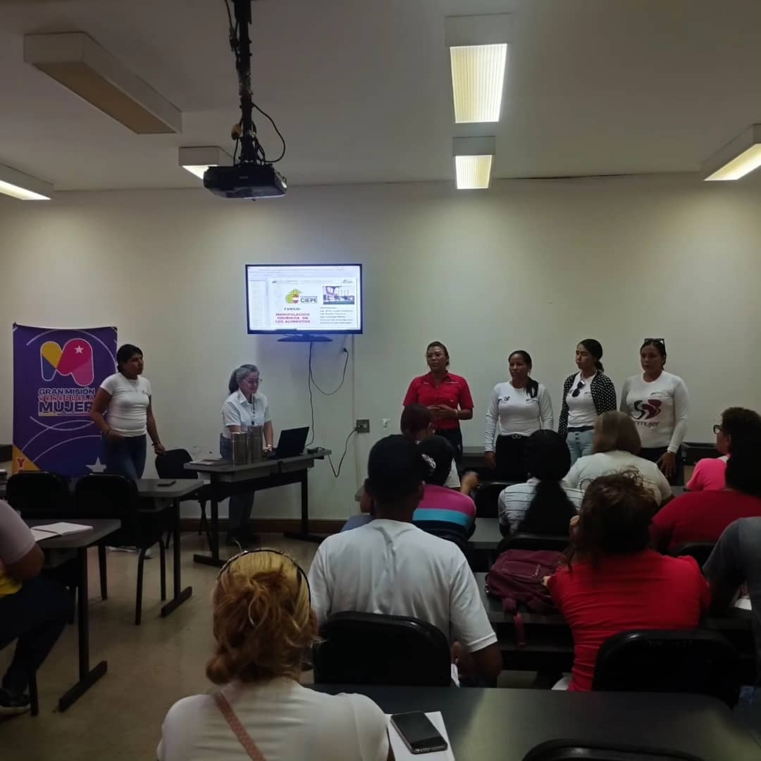 CIEPE, Minmujer y Banco de Desarrollo de la Mujer, Forman a Mujeres Emprendedores de Yaracuy con Curso "Manipulación de Alimentos"